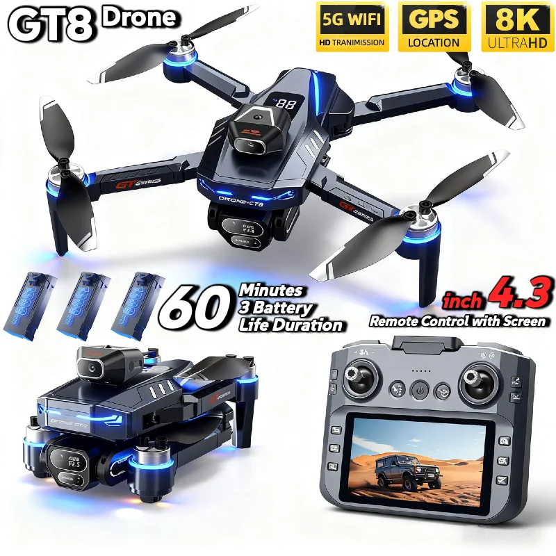 GORĄCY Nowy Dron LSRC GT8 4K P – Jjrc Drone X12 recenzja i cena