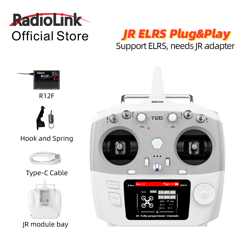 Moduł RadioLink T12D JR 12-kan – Drone Rc Leading recenzja i cena